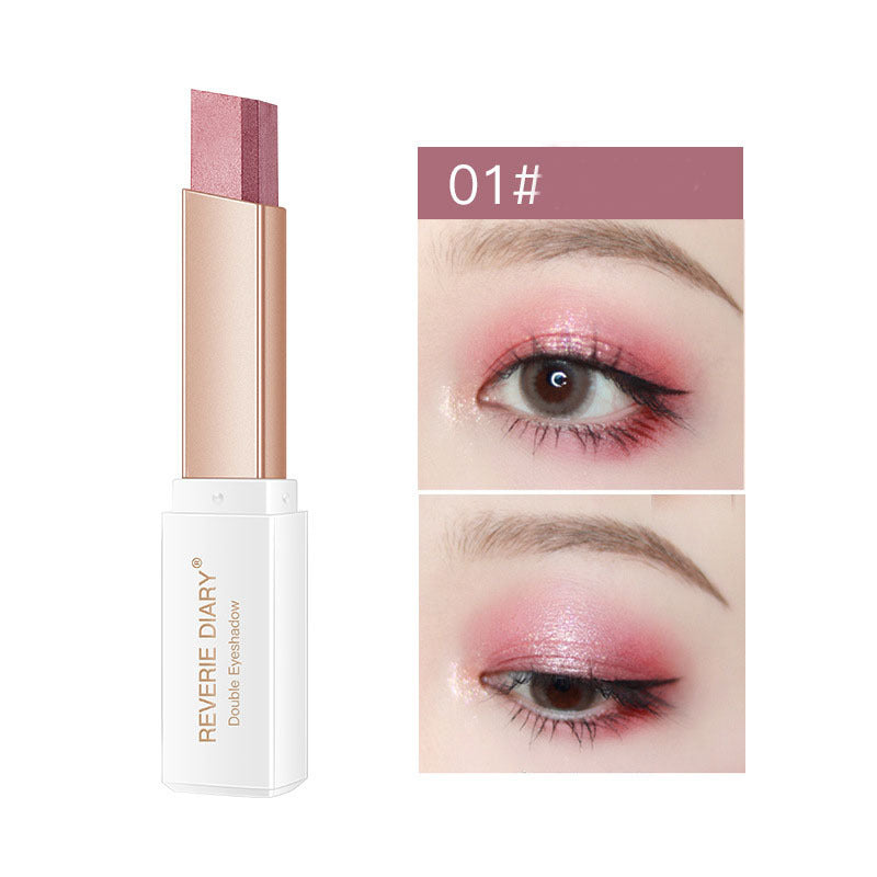Lazy Eyeshadow Stick Stereo Gradient Shimmer Double Color Eye Shadow Pen Waterproof Easy To Wear Eyeshadow Lazy Eyeshadow Stick Stereo Gradient Shimmer Double Color Eye Shadow Pen Waterproof Easy To Wear Eyeshadow